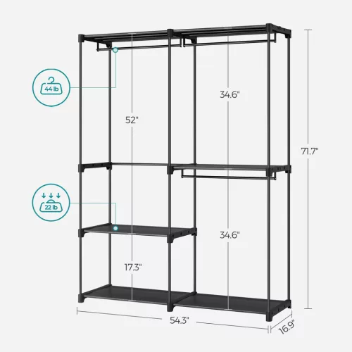songmics-cuier-dulap-deschis-cu-rafturi-negru-138x43x182cm