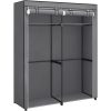 songmics-dulap-portabil-pentru-depozitare-haine-textil-gri-140x43x174cm