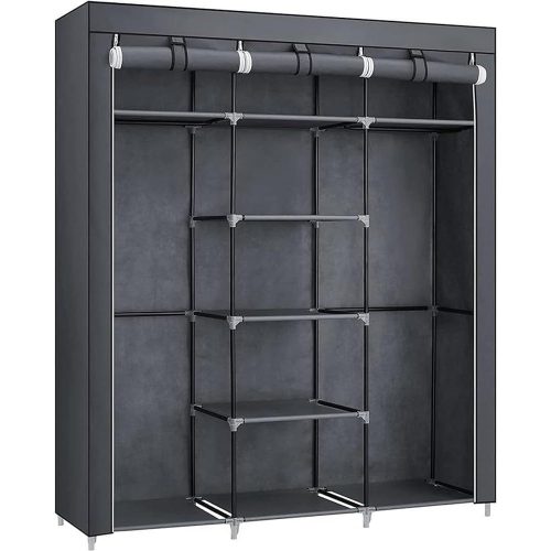 songmics-dulap-portabil-pentru-depozitare-haine-textil-gri-150x45x175cm