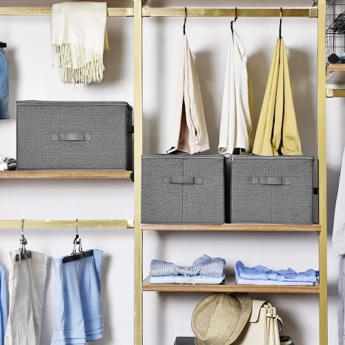 songmics-cutii-de-depozitare-pliabile-cu-fermoar-3buc-gri-40x30x25cm