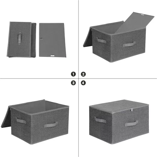 songmics-cutii-de-depozitare-pliabile-cu-fermoar-3buc-gri-40x30x25cm