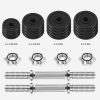songmics-set-gantere-cu-16-placi-de-greutate-din-fonta-negru