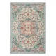 Covor 120 x 170 cm, lavabil, antiderapant, albastru-turcoaz