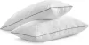 Set perne, 2 buc., 80 x 40 cm, cu husă moale și răcoritoare, umplutură 650 g, alb