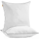 Set perne, 2 buc., 80 x 80 cm, cu husă moale și răcoritoare, umplutură 1200 g, alb